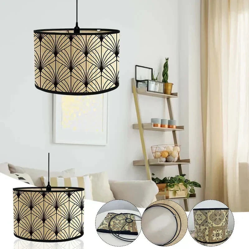 Lampa z abażurem w stylu Art Deco