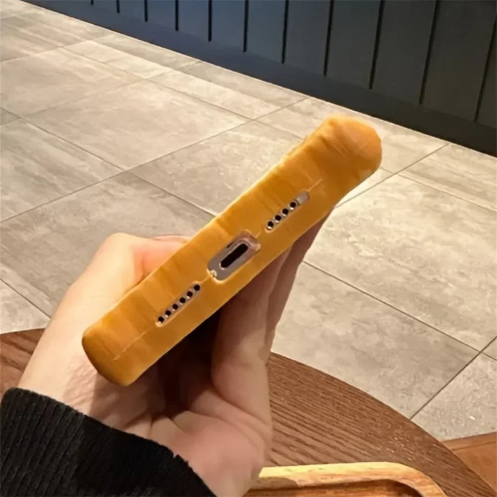 Etui na iPhone w kształcie chleba tostowego