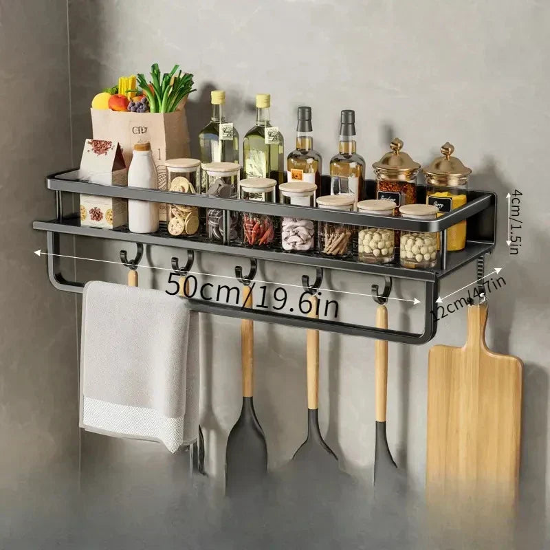 KitchenStyle – Elegancka Półka Ścienna dla Zorganizowanej Kuchni