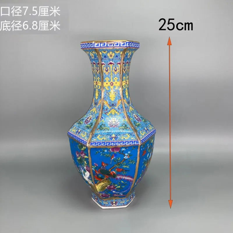 Antyczny Królewski Chiński Wazon Porcelanowy