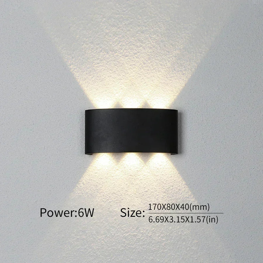 Nowoczesne oświetlenie, wewnętrzne lub zewnętrzne: Wszechstronna lampa ścienna LED