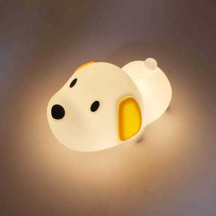 LumiSoft LED Nocna Lampa | Miękki Silikon | Długi Czas Pracy na Baterii | Ładowana przez USB