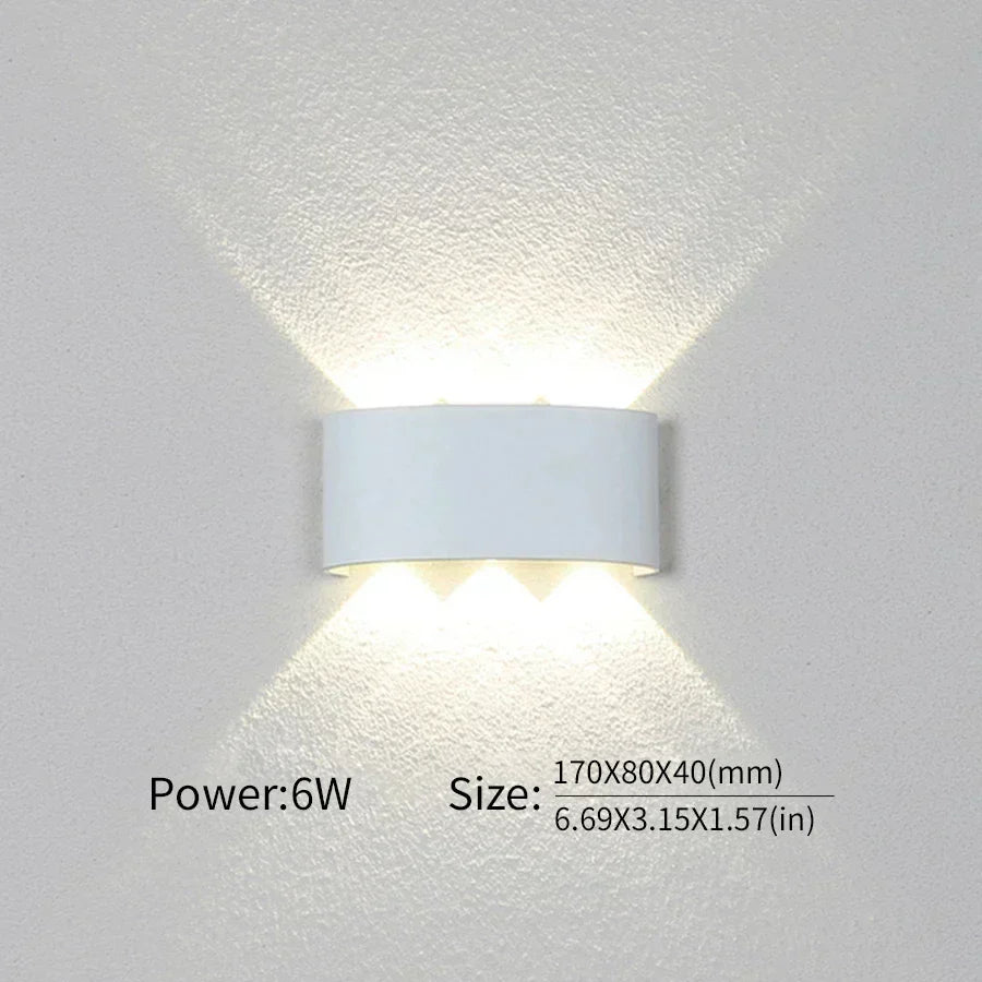 Nowoczesne oświetlenie, wewnętrzne lub zewnętrzne: Wszechstronna lampa ścienna LED