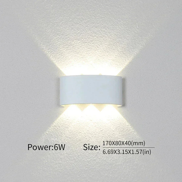 Nowoczesne oświetlenie, wewnętrzne lub zewnętrzne: Wszechstronna lampa ścienna LED
