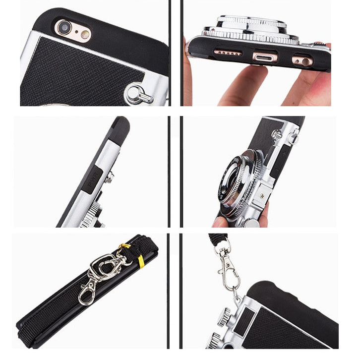 Etui na telefon 3D Retro Camera