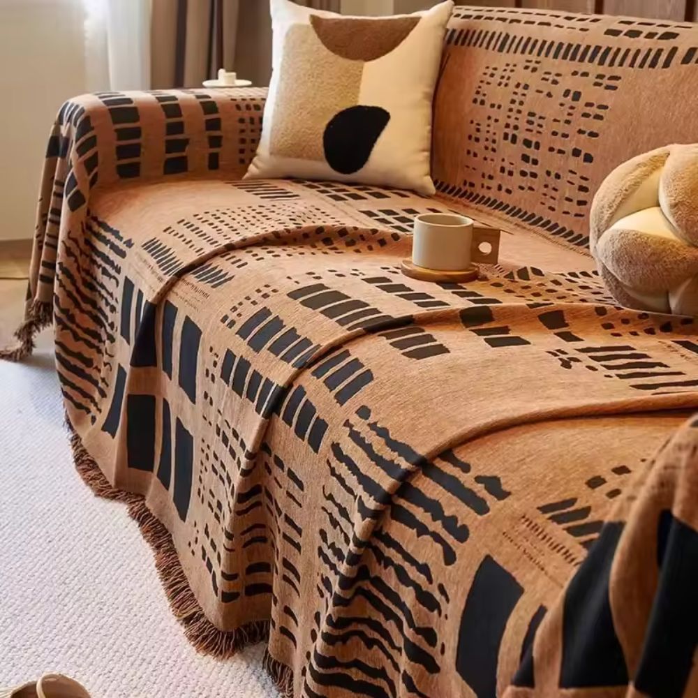 Pokrowiec na Sofę Savanna Geo Chenille
