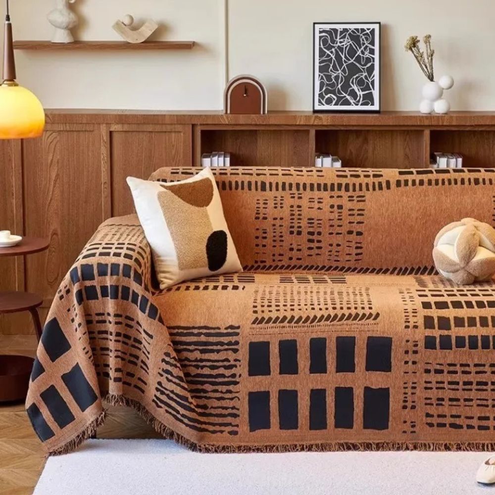 Pokrowiec na Sofę Savanna Geo Chenille