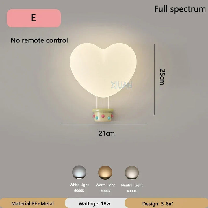 LoveLicht - Różowe Chmury LED Nocna Lampa