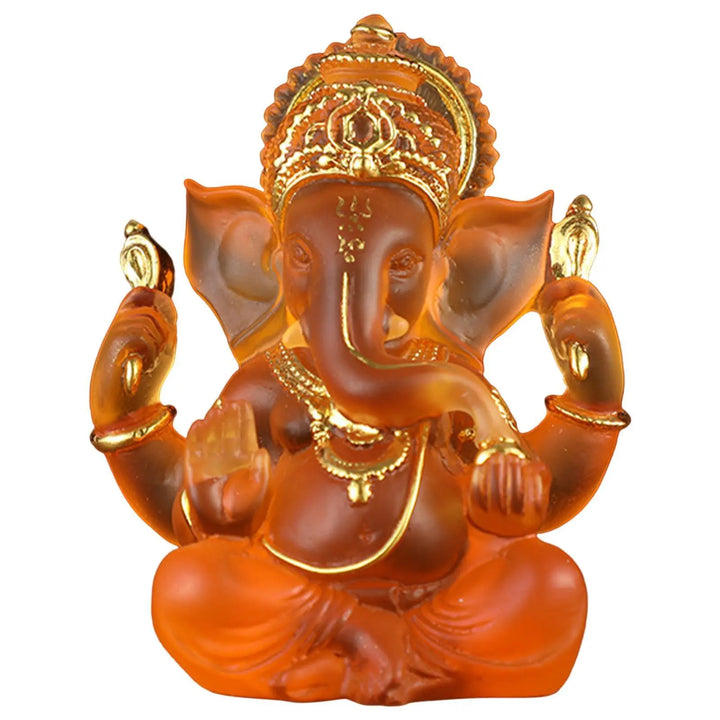 Rzadkie kolorowe półprzezroczyste statuy Ganesh przynoszące szczęście w Twoim domu