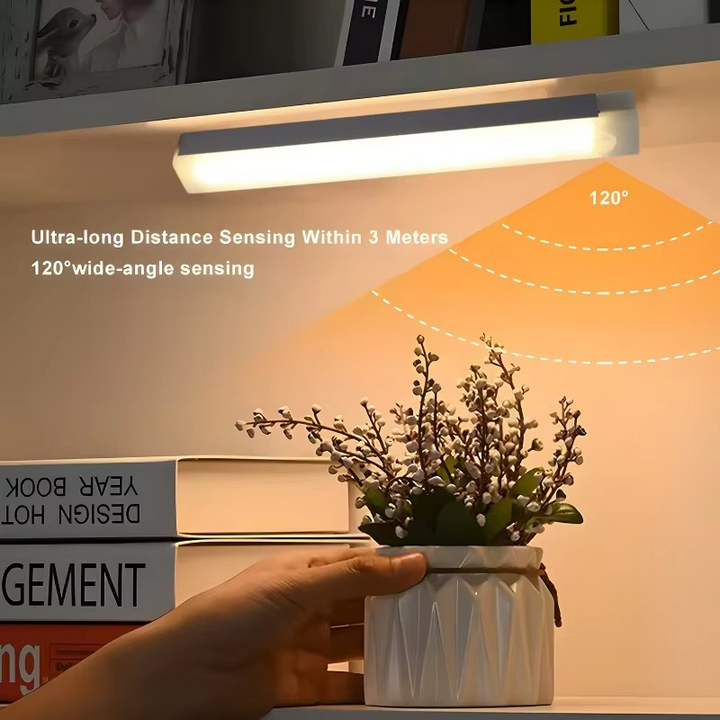 Inteligentna Lampa LED Nocna - Aktywacja Ruchem, Przyciemniana i Ładowalna