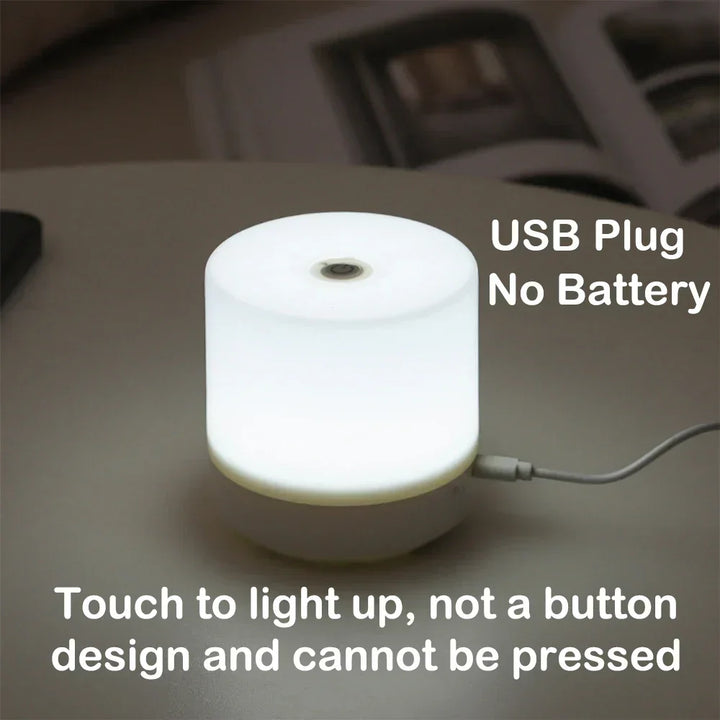 Kreatywna Lampa Nocna USB - Lampka LED z Dotykowym Przyciemnianiem do Sypialni i Akademika