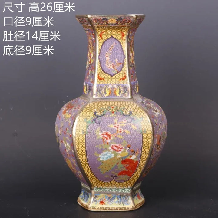 Antyczny Królewski Chiński Wazon Porcelanowy