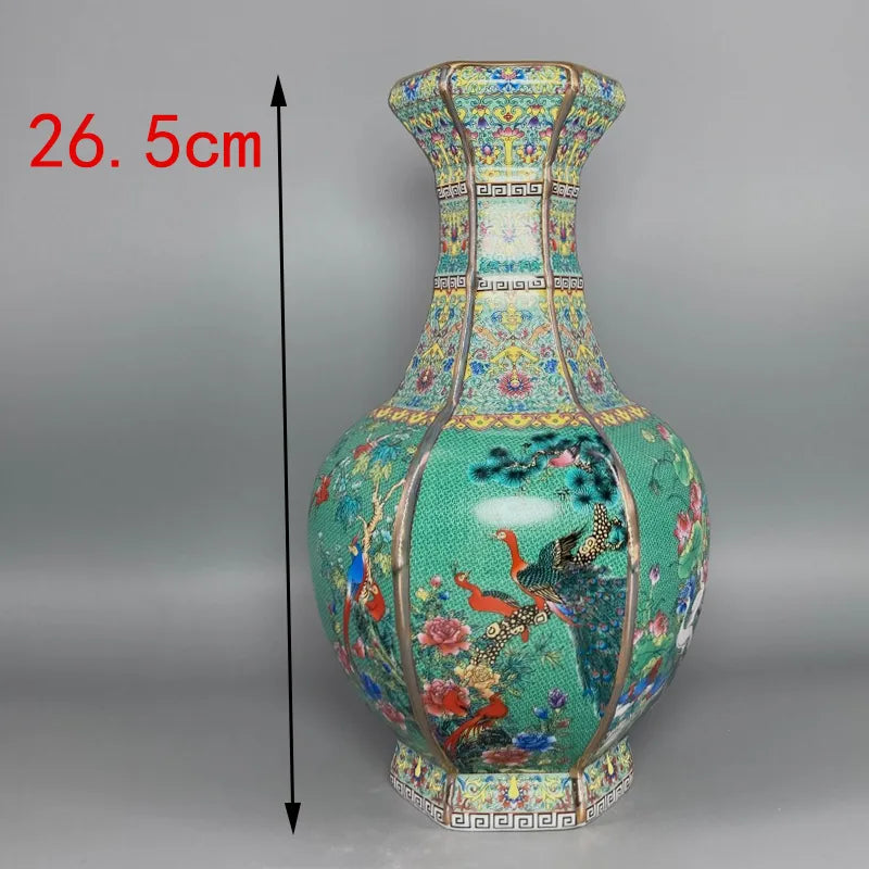 Antyczny Królewski Chiński Wazon Porcelanowy