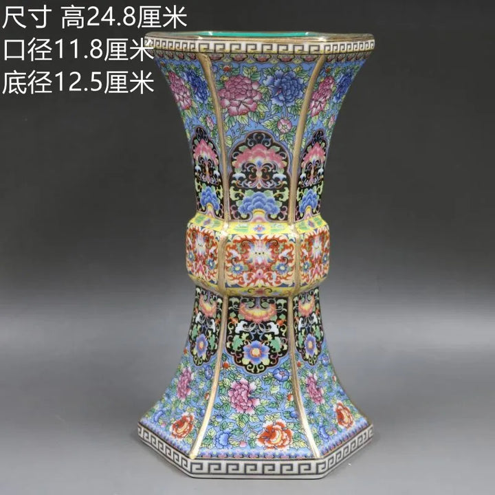 Antyczny Królewski Chiński Wazon Porcelanowy