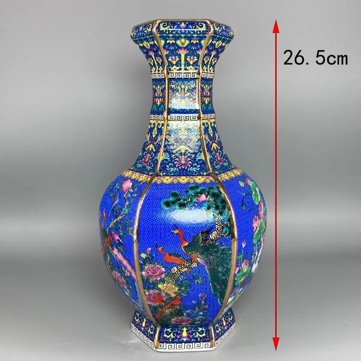 Antyczny Królewski Chiński Wazon Porcelanowy