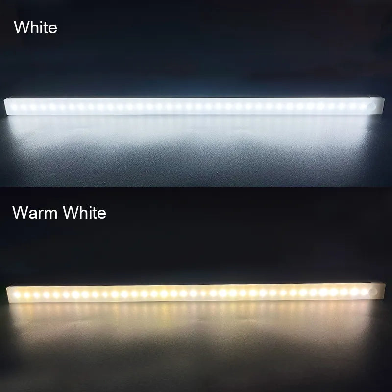 Bezprzewodowa LED Lampa Nocna z Czujnikiem Ruchu do Kuchni, Sypialni, Szafy, Schodów i Oświetlenia Szafek