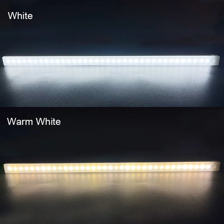 Bezprzewodowa LED Lampa Nocna z Czujnikiem Ruchu do Kuchni, Sypialni, Szafy, Schodów i Oświetlenia Szafek