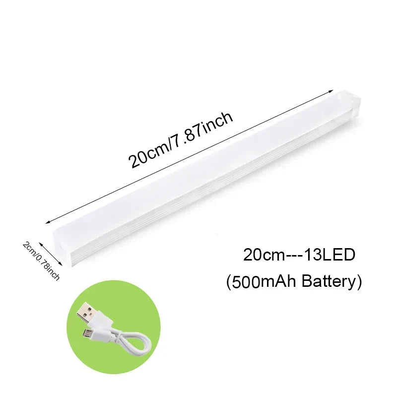 Bezprzewodowa LED Lampa Nocna z Czujnikiem Ruchu do Kuchni, Sypialni, Szafy, Schodów i Oświetlenia Szafek