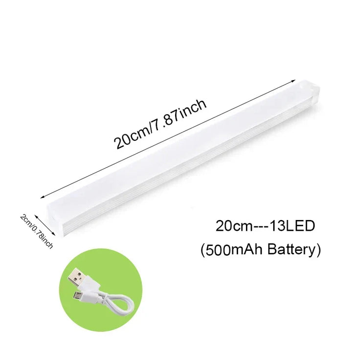 Bezprzewodowa LED Lampa Nocna z Czujnikiem Ruchu do Kuchni, Sypialni, Szafy, Schodów i Oświetlenia Szafek