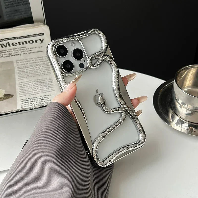 Etui na telefon Snake Wrap Retro