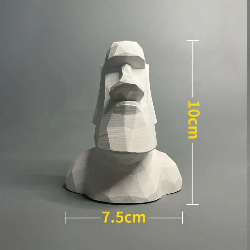 Nordycka Statua Postaci w Stylu INS z Gipsu DIY Malowane Akcesoria do Fotografii Dekoracje Stołowe Sztuka Domowa Gipsowa Dekoracja
