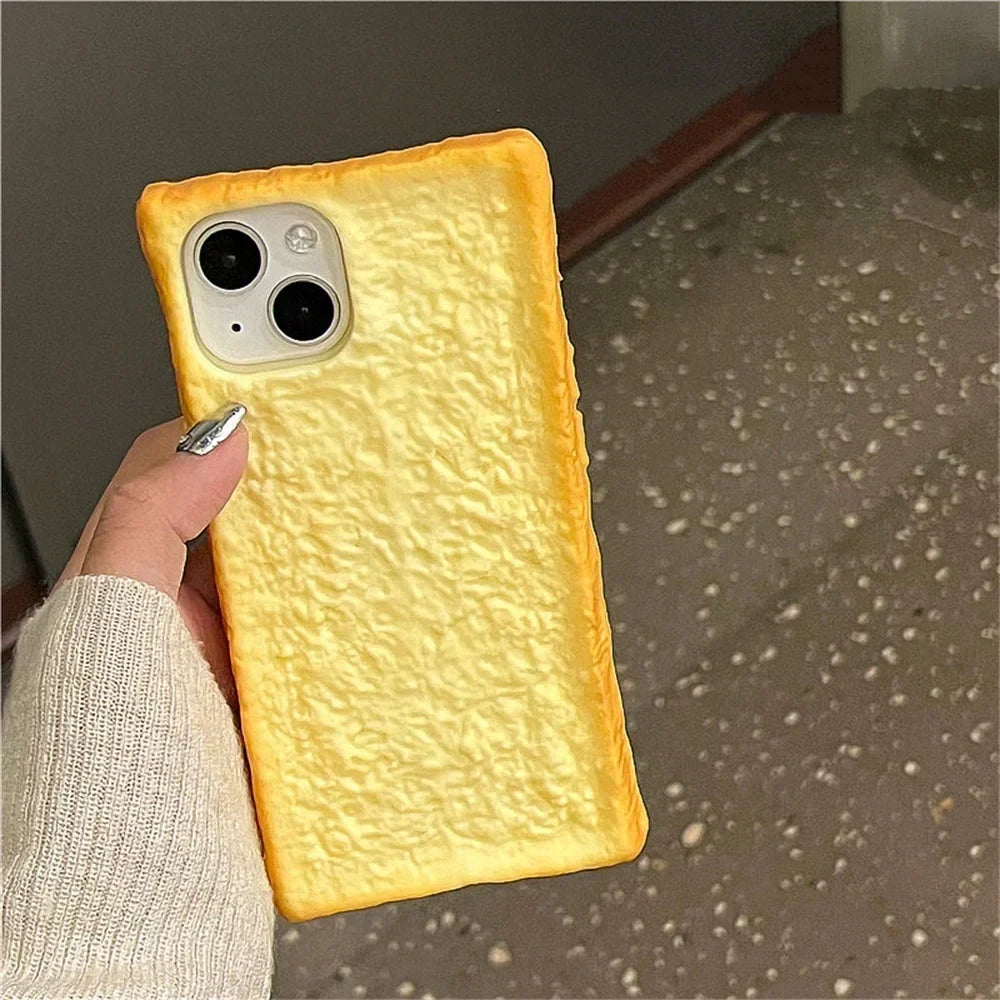 Etui na iPhone w kształcie chleba tostowego