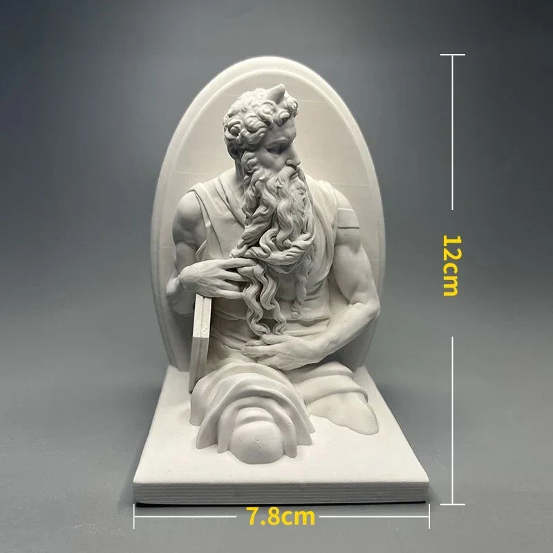 Nordycka Statua Postaci w Stylu INS z Gipsu DIY Malowane Akcesoria do Fotografii Dekoracje Stołowe Sztuka Domowa Gipsowa Dekoracja