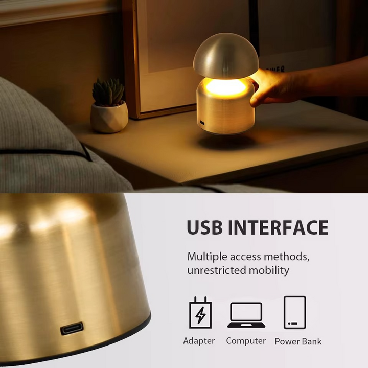 Wszechstronna Lampa Nocna LED z Dotykowym Sterowaniem - 3 Kolory, Przyciemniana