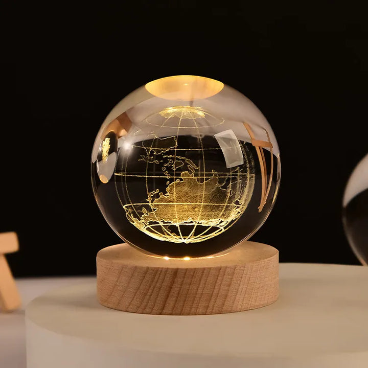 Świecące 3D Kryształowe Lampy Nocne – Unikalne Prezenty na Każdą Okazję