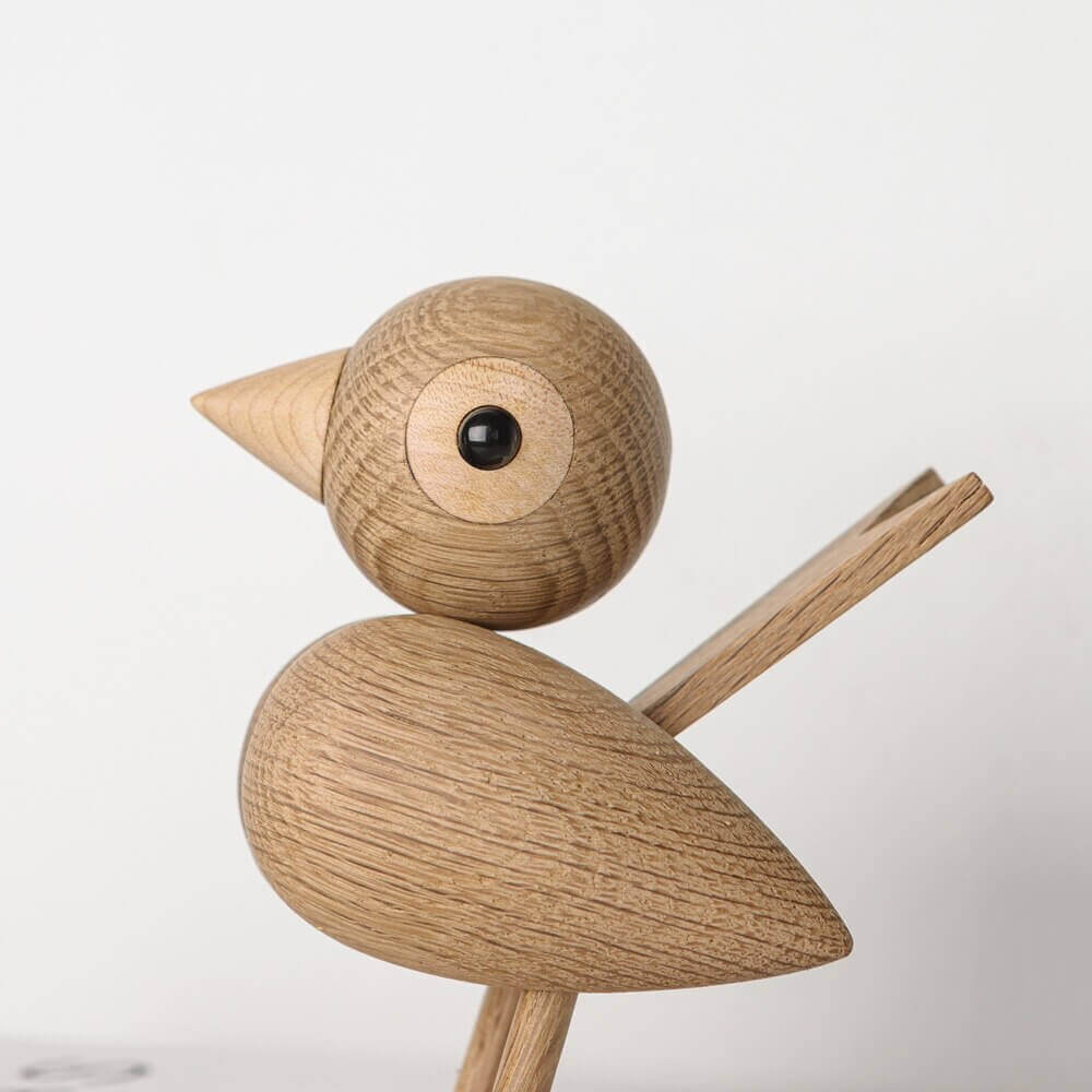 Mały ptaszek mi powiedział, nordycki drewniany ornament