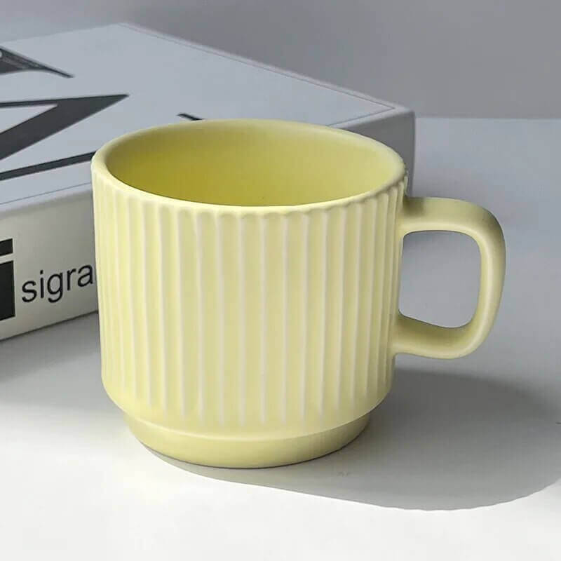 Duża Retro Ceramiczna Filiżanka