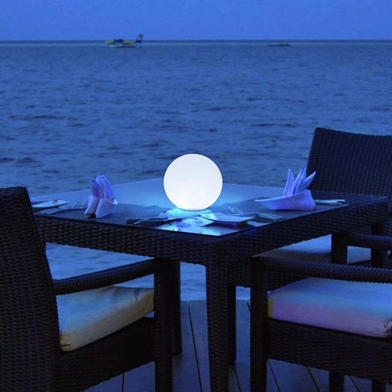 Lampa Stołowa LED Moon Battery do Użytku Wewnętrznego i Zewnętrznego