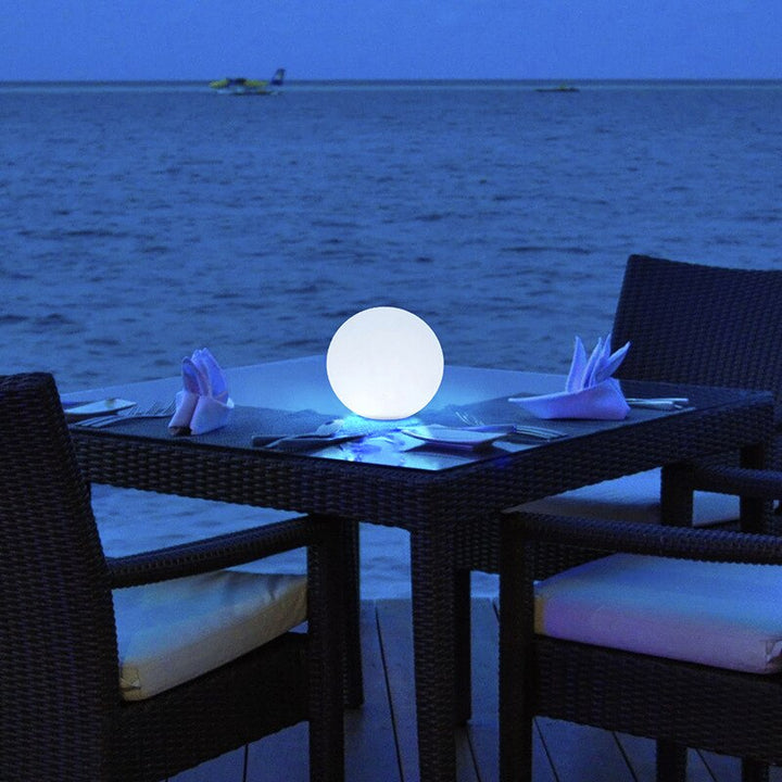 Lampa Stołowa LED Moon Battery do Użytku Wewnętrznego i Zewnętrznego
