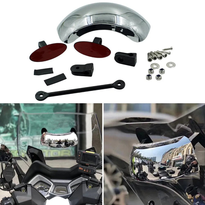 Lusterko motocyklowe w martwym polu 180 stopni