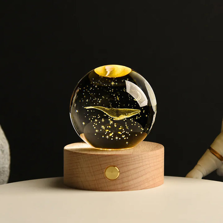 Świecące 3D Kryształowe Lampy Nocne – Unikalne Prezenty na Każdą Okazję