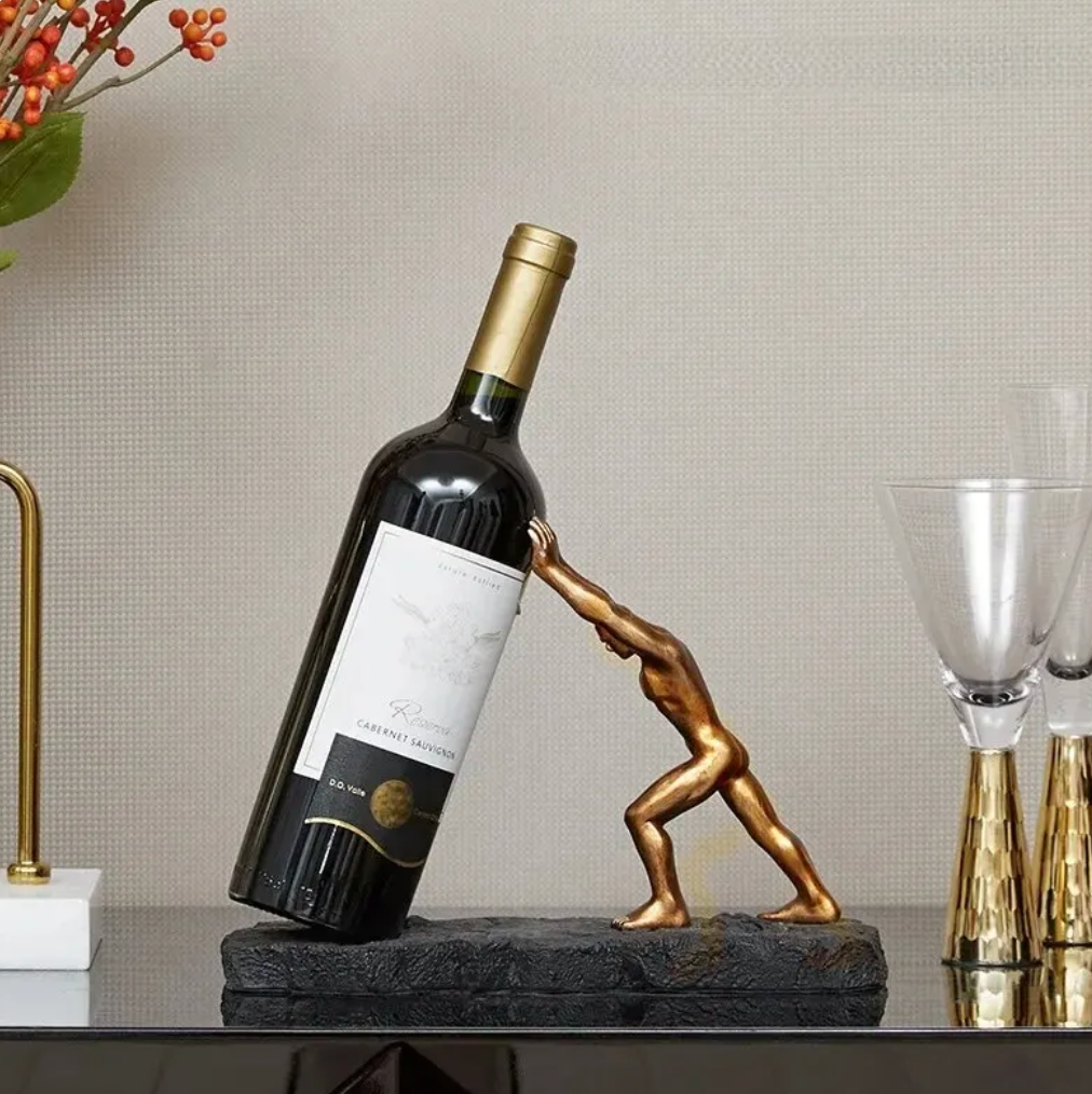 Stojak na butelki wina - VinoLux - Premium Design - Luksusowy element dekoracyjny
