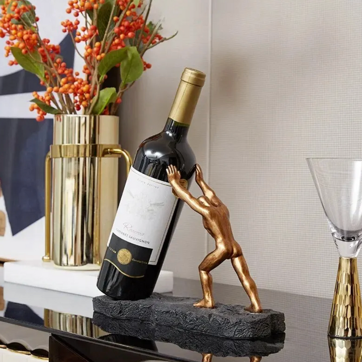 Stojak na butelki wina - VinoLux - Premium Design - Luksusowy element dekoracyjny