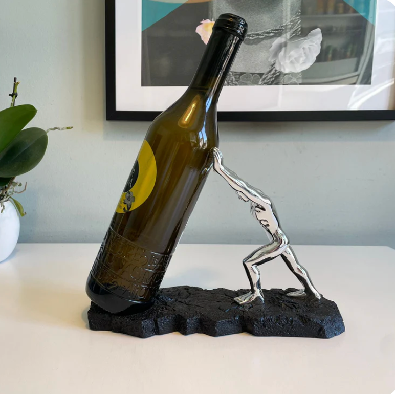 Stojak na butelki wina - VinoLux - Premium Design - Luksusowy element dekoracyjny