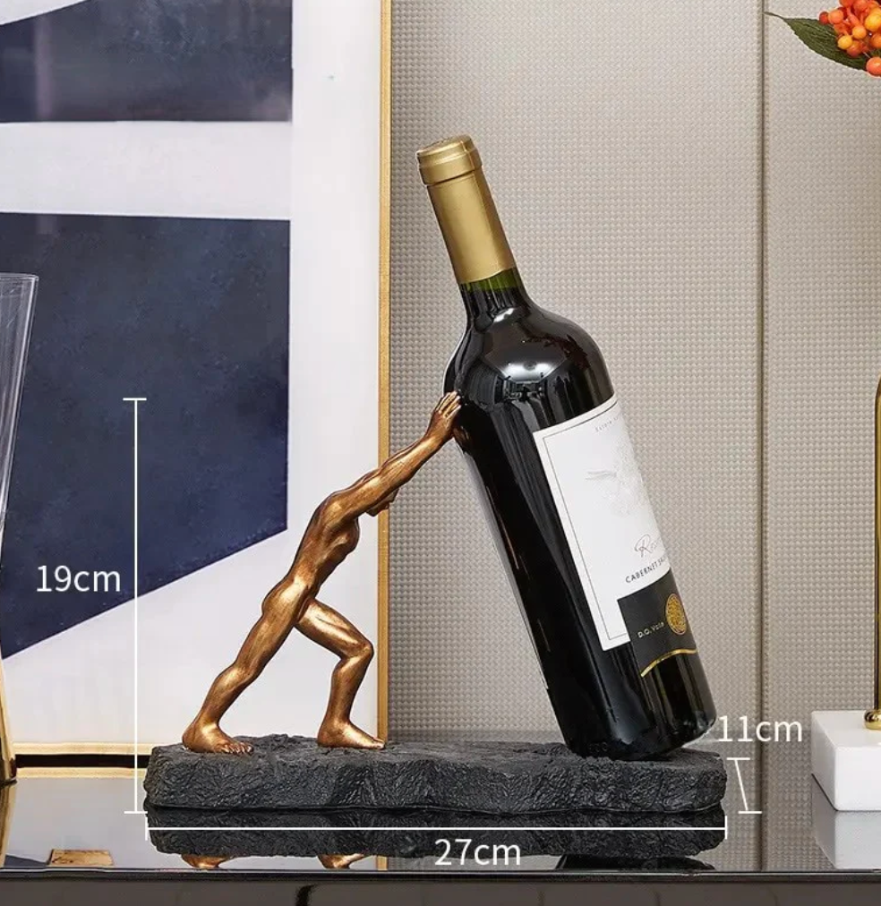 Stojak na butelki wina - VinoLux - Premium Design - Luksusowy element dekoracyjny