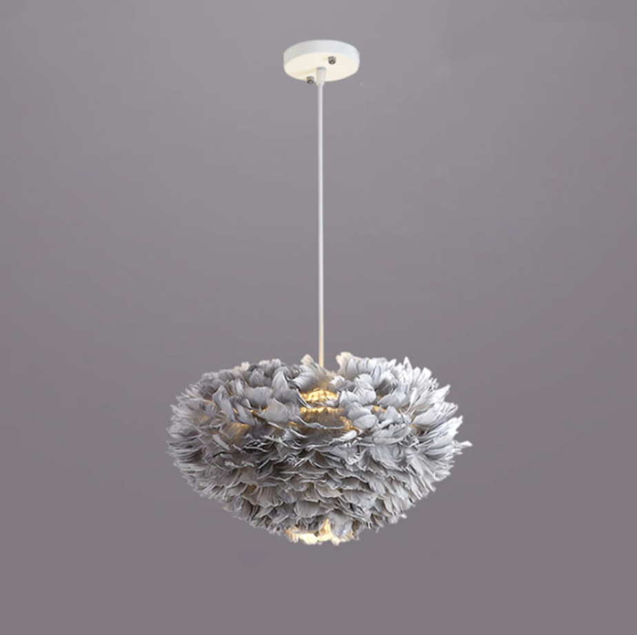 Lampa wisząca "Chmurka Piór" – Wyprzedaż