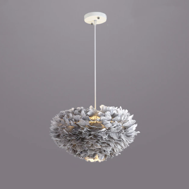 Lampa wisząca "Chmurka Piór" – Wyprzedaż