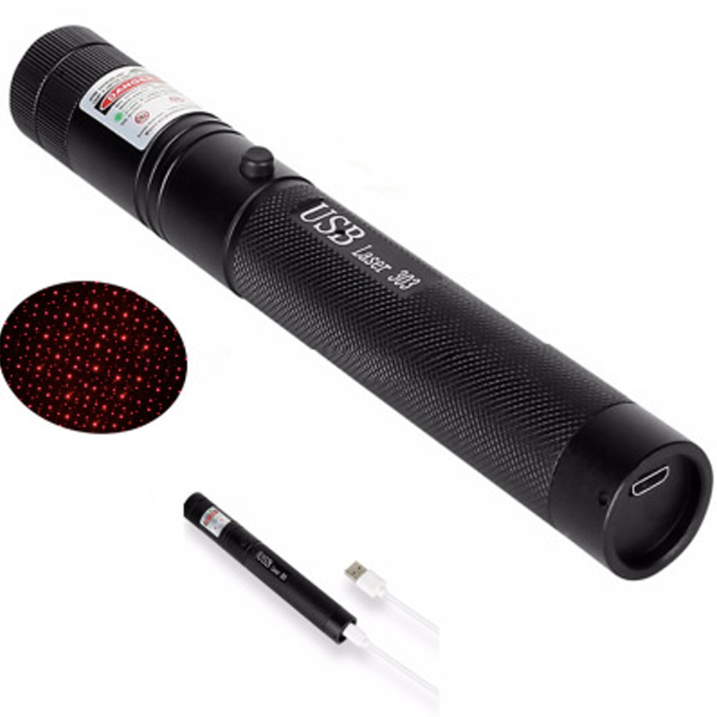 Zelara-Power Laser Pointer 303 - Ładowalny widoczny wskaźnik laserowy USB o dużej mocy