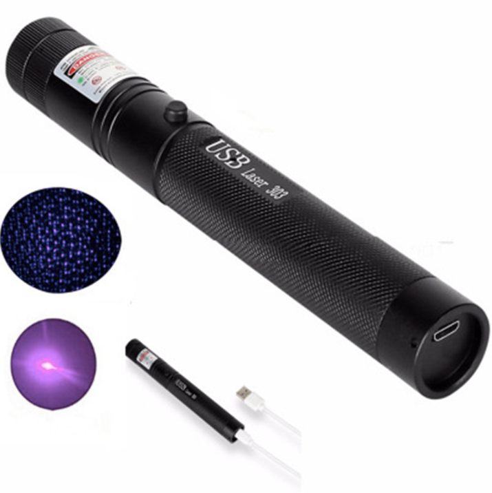 Zelara-Power Laser Pointer 303 - Ładowalny widoczny wskaźnik laserowy USB o dużej mocy