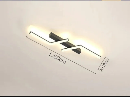 SleekGlow - Lampa sufitowa z linią LED
