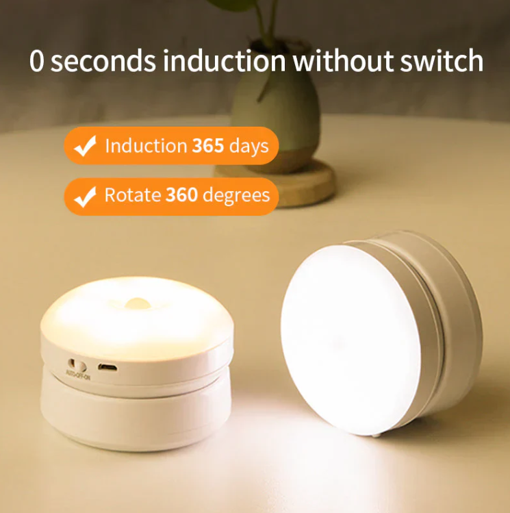 Inteligentna Lampa Nocna z Czujnikiem Ruchu – Oszczędność Energii i Automatyczne Włączanie