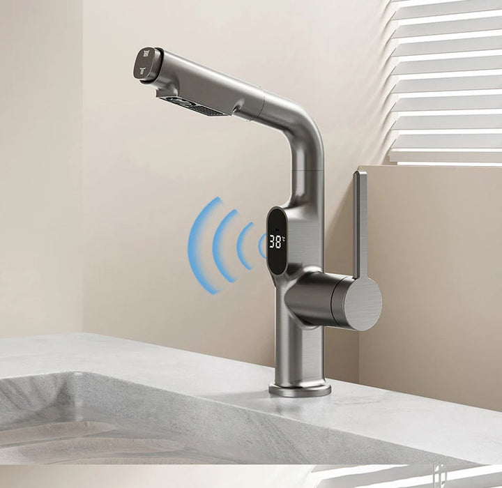 SmartFaucet Pro: Inteligentny kran z wyświetlaczem cyfrowym