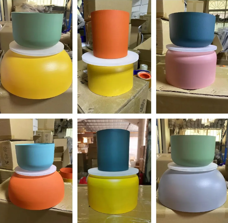 Nordycka kolorowa lampa wisząca LED 1-punktowa Macaron