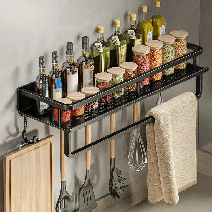 KitchenStyle – Elegancka Półka Ścienna dla Zorganizowanej Kuchni