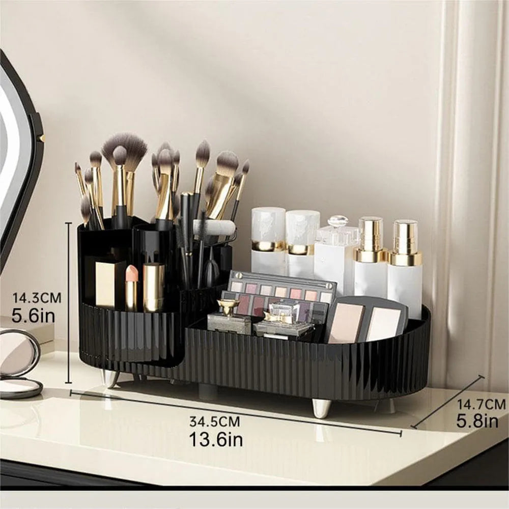 Eleganza – Luksusowy Organizer Urody z Smukłym Obrotowym Designem