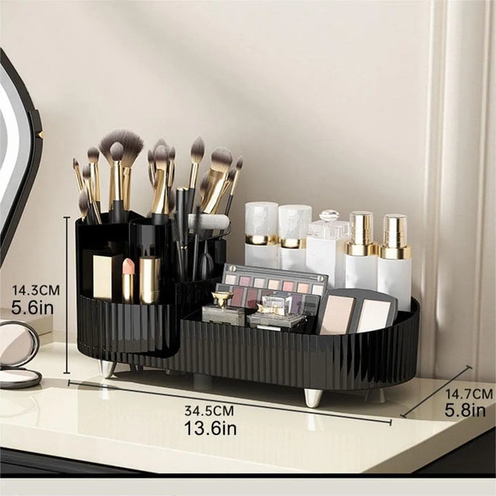 Eleganza – Luksusowy Organizer Urody z Smukłym Obrotowym Designem